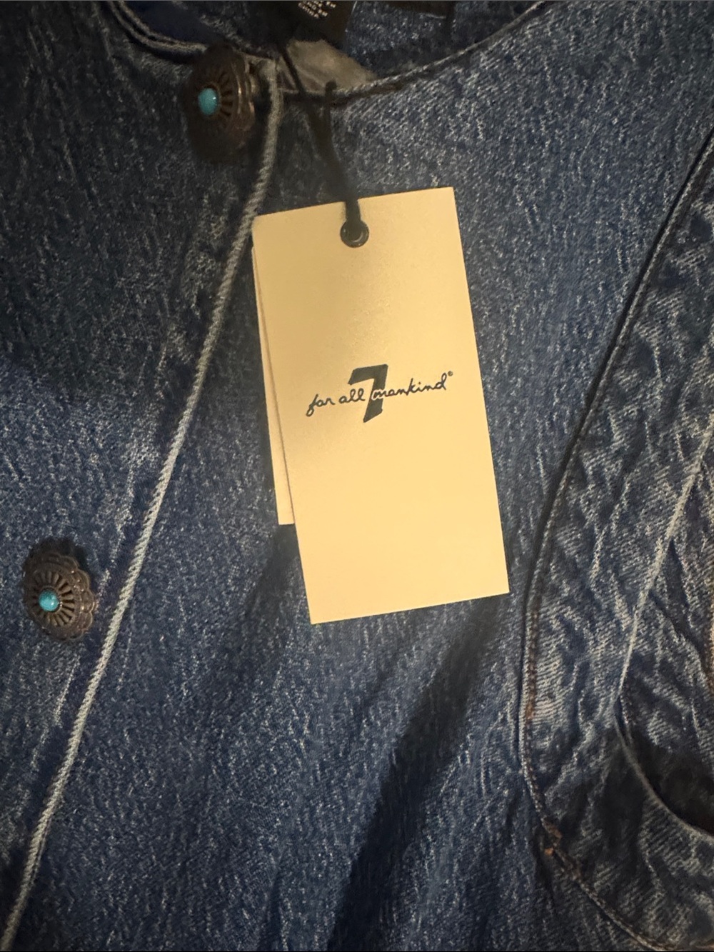 NWT 7 for all mankind dress size 10 - Picture 2 of 3